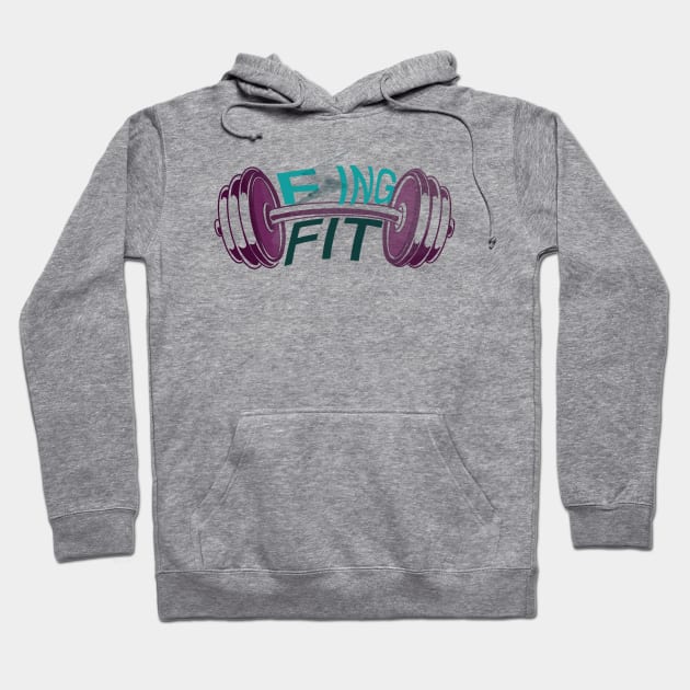 F**ing Fit tee Hoodie by Makaykay